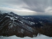 Invernale sui dirimpettai Monti Ocone e Tesoro dalla Forcella Alta al Pertus il 26 febbraio 2015  - FOTOGALLERY